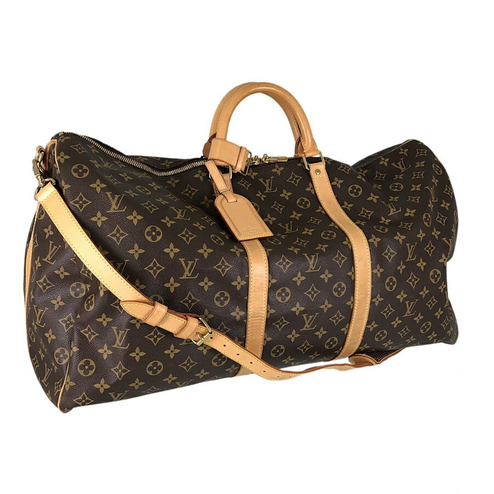 Louis Vuitton Monogram Keepall Bandouliere Brown Boston Bag - Picture 2 of 8